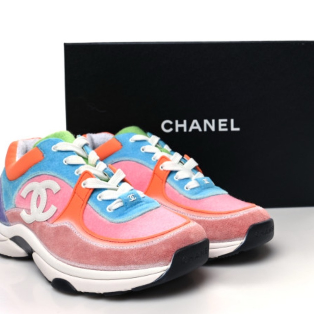 Chanel Sneakers Size 39.5 (US 9.5) Multicolor